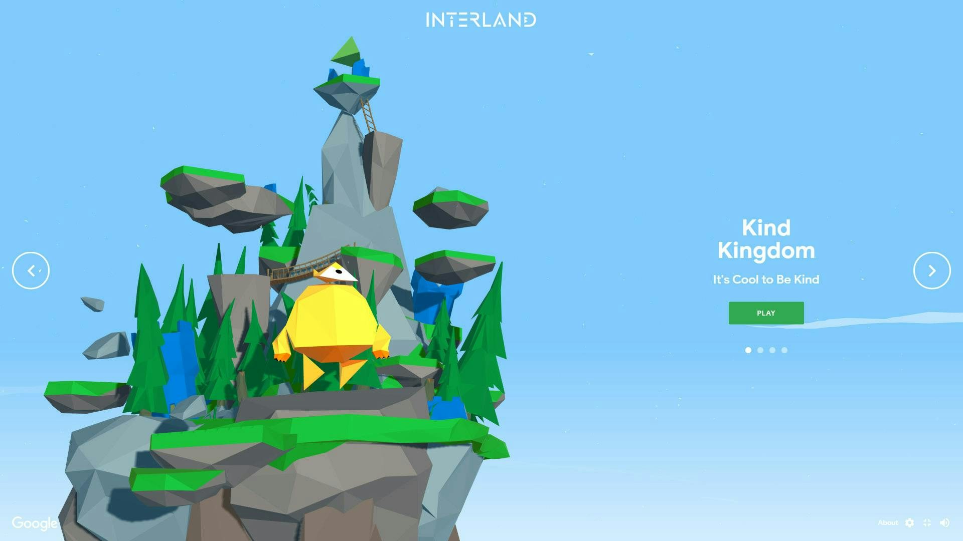 Google Interland Kind Kingdom overview